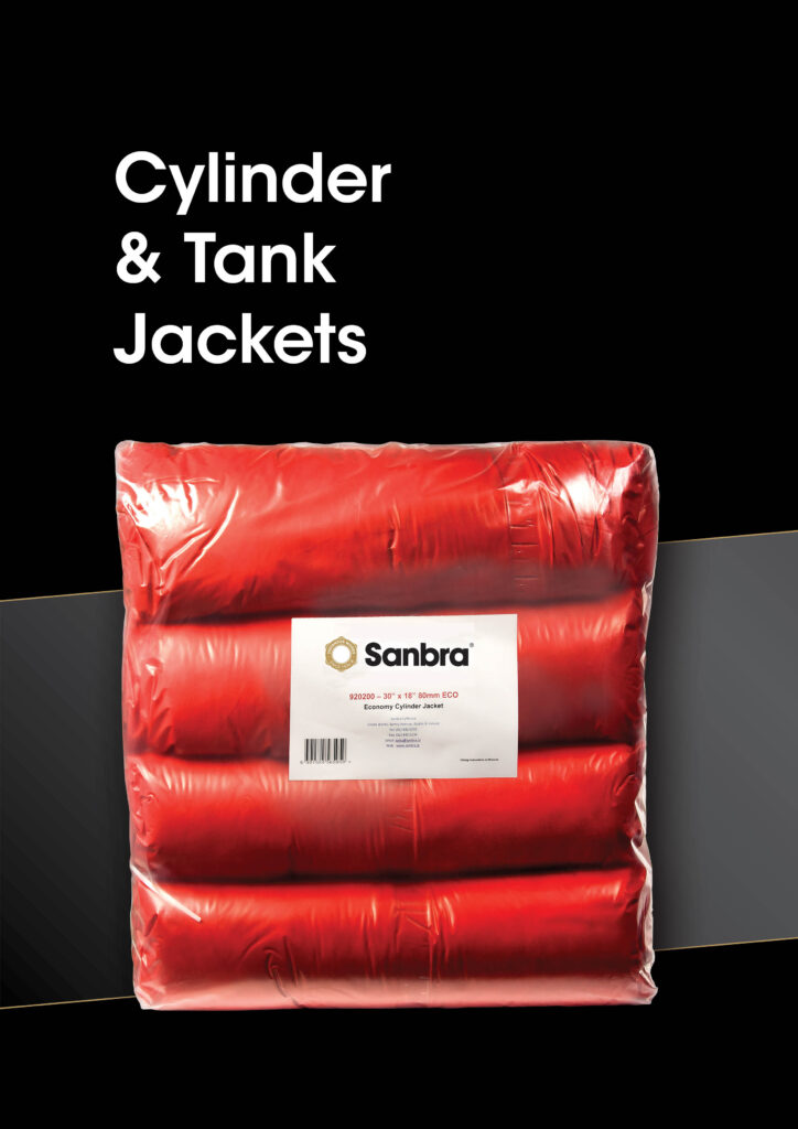 Sanbra cylinder and tank jackets brochure cover