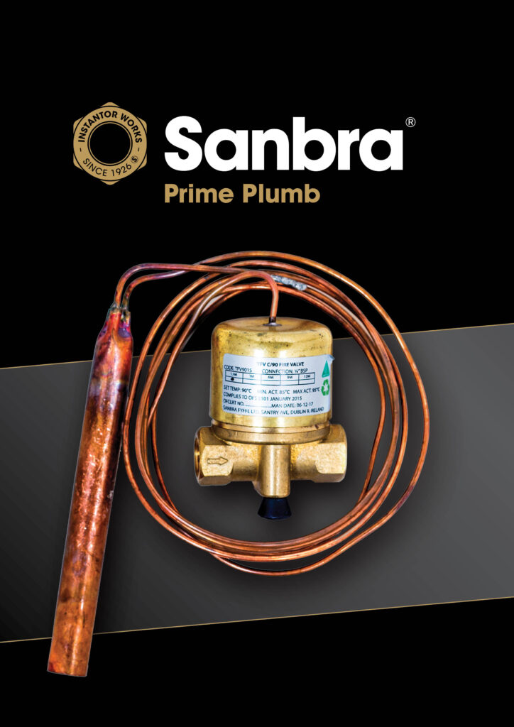 Sanbra Prime Plumb brochure cover