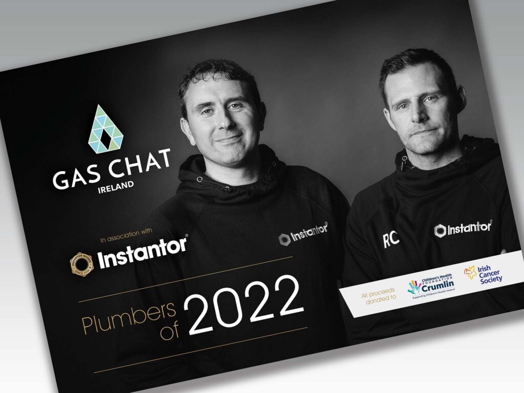 Gas Chat Ireland in association with Instantor present Plumbers of 2022 Charity Calendar