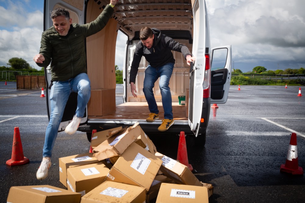 Instantor and Kelso customers during the Van Challenge at Mondello Park